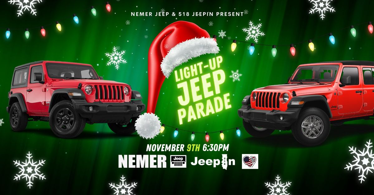 Light Up Jeep Parade