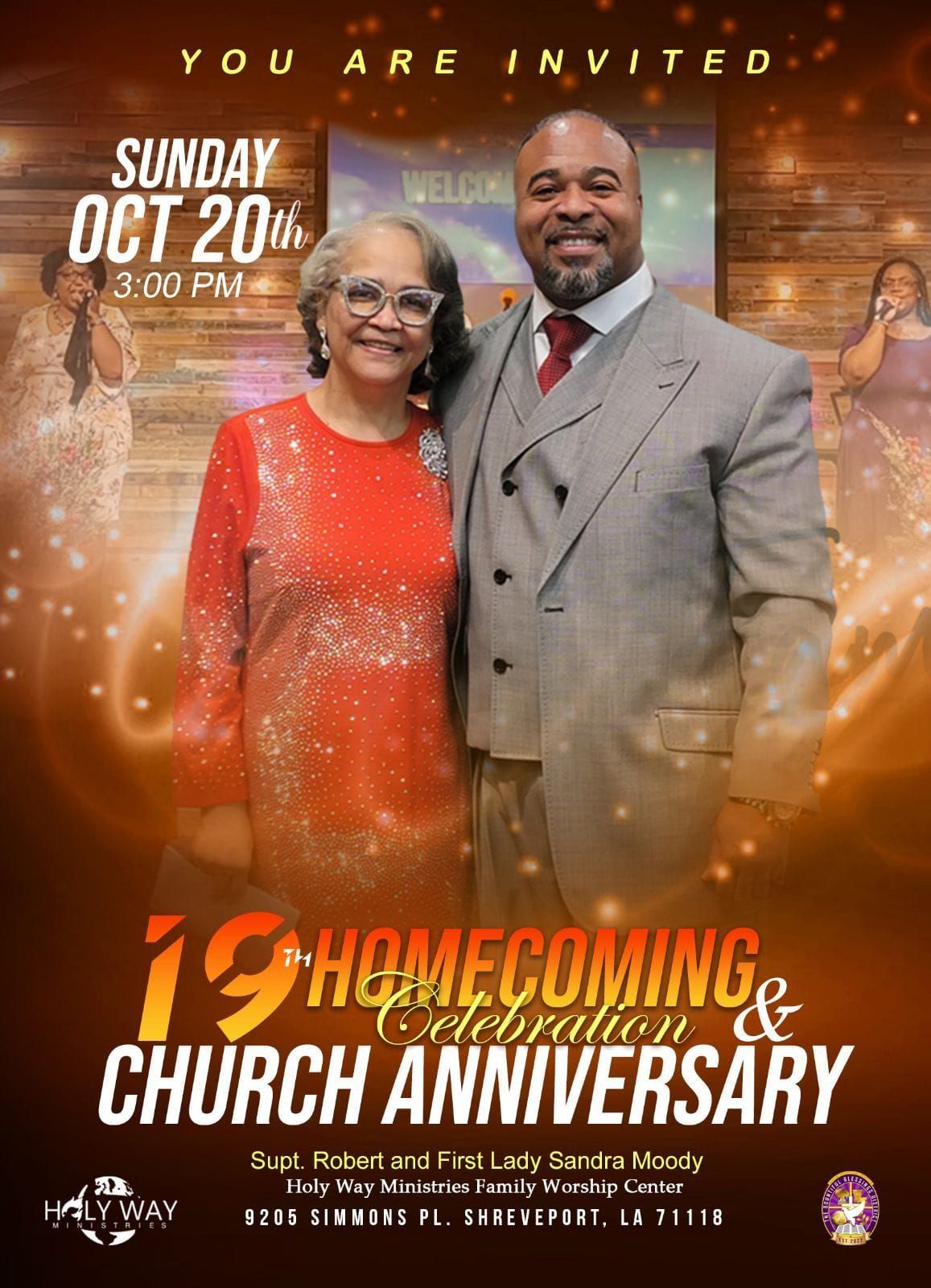 19th Church Anniversary and Homecoming Service