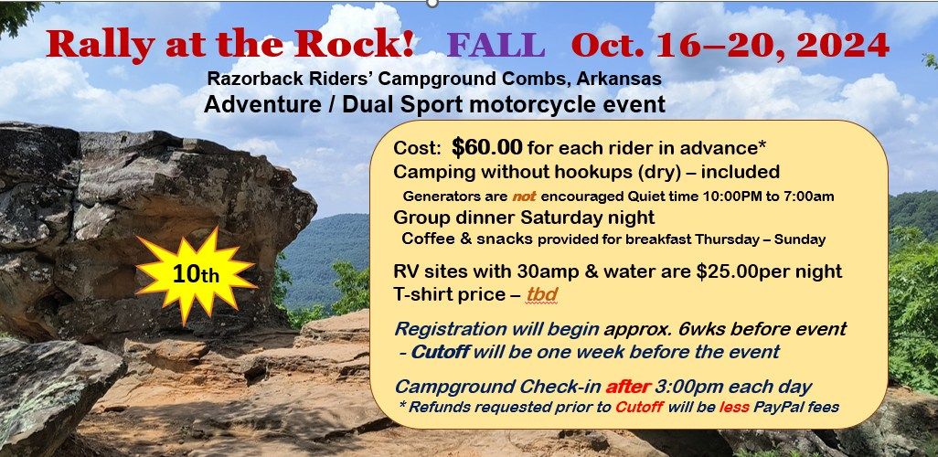 Rally at the Rock! - FALL 2024