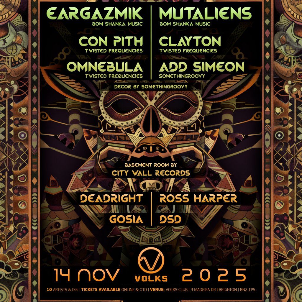 TWISTED FREQUENCIES 10 YEAR REUNION PARTY w\u00a0EARGAZMIK, MUTALIENS