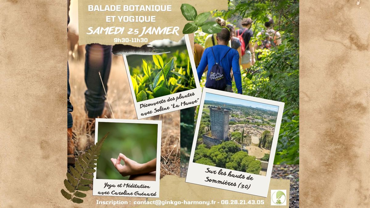 Balade botanique et yogique avec Sol\u00e8ne et Caroline - Sommi\u00e8res