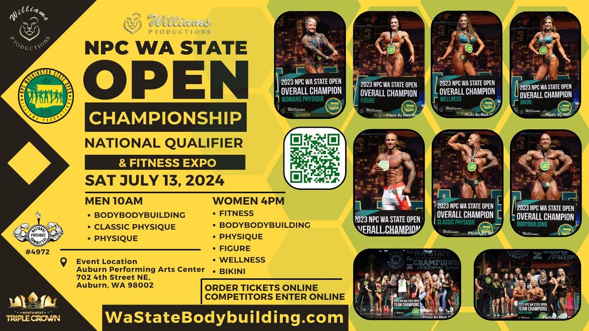 NPC Wa State Open & Fitness EXPO.