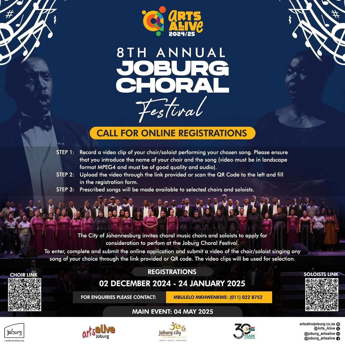 8TH ANNUAL JOBURG CHORAL FESTIVAL