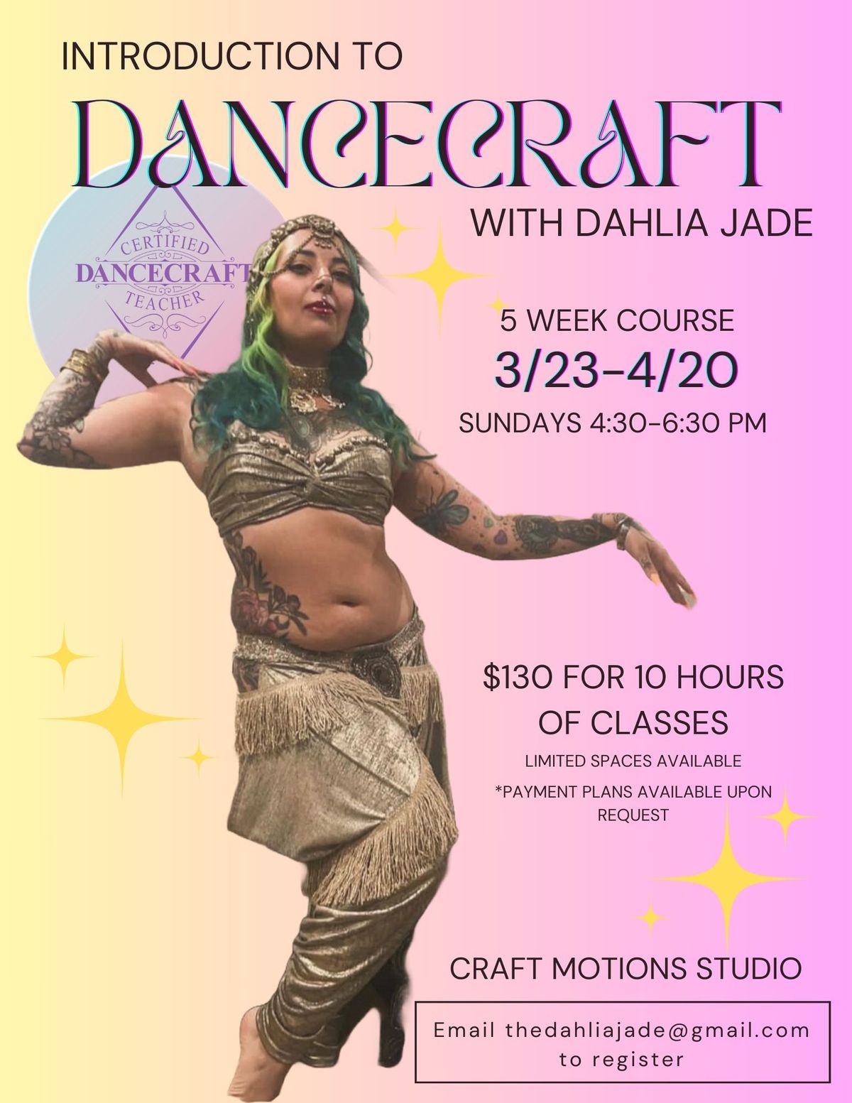 Introduction to Dancecraft with Dahlia Jade