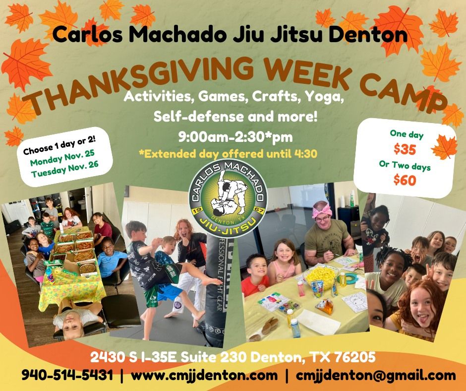 Thanksgiving Week Camp