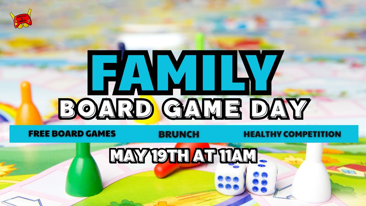 Family Board Game Day Brunch Event