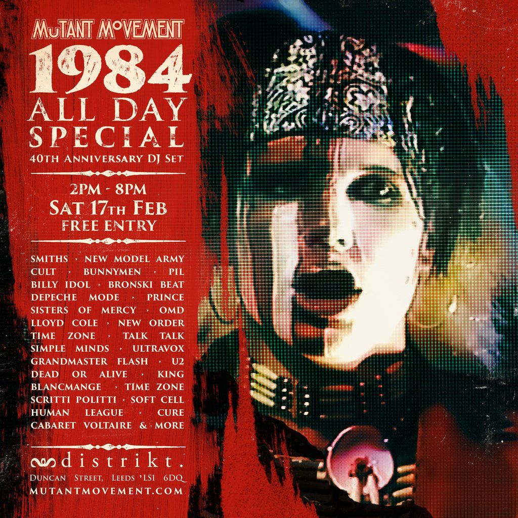 Mutant Movement ALL DAY 1984 Special: 40th Anniversary DJ Set