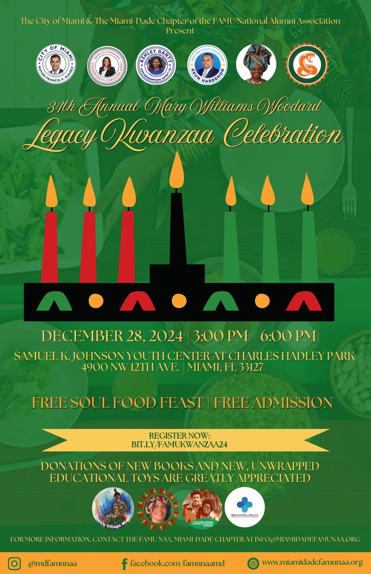 34th Annual Mary Williams Woodard Legacy Kwanzaa Celebration