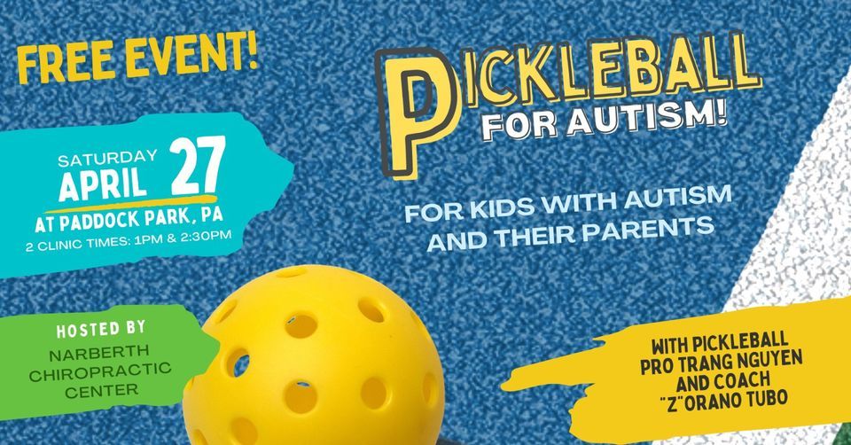 FREE PICKLEBALL FOR AUTISTIC CHILDREN