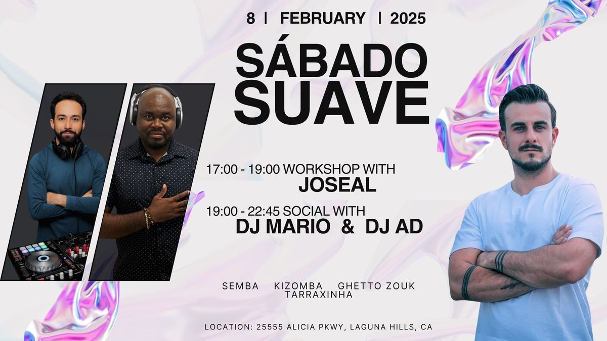 S\u00e1bado Suave: Kizomba\/Semba Workshops + Social