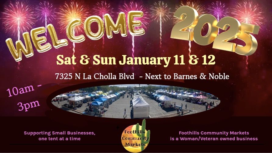 Foothills Community Market-Happy New Year!