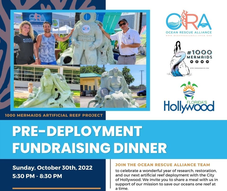 1000 Mermaids Artificial Reef Project Pre-Deployment Fundraising Dinner