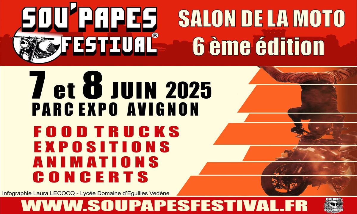 SOU'PAPES FESTIVAL le SALON DE LA MOTO 6 \u00e8me Edition