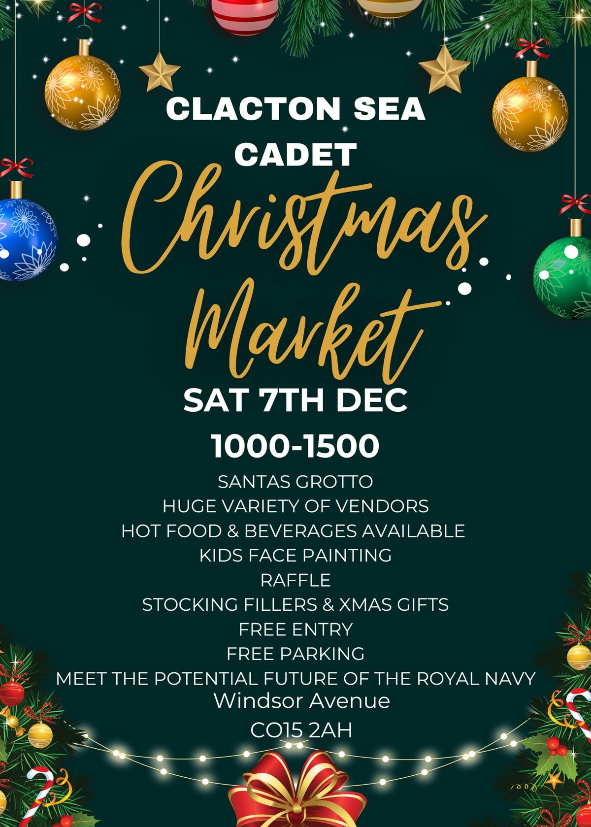 Clacton Sea Cadet Xmas Market