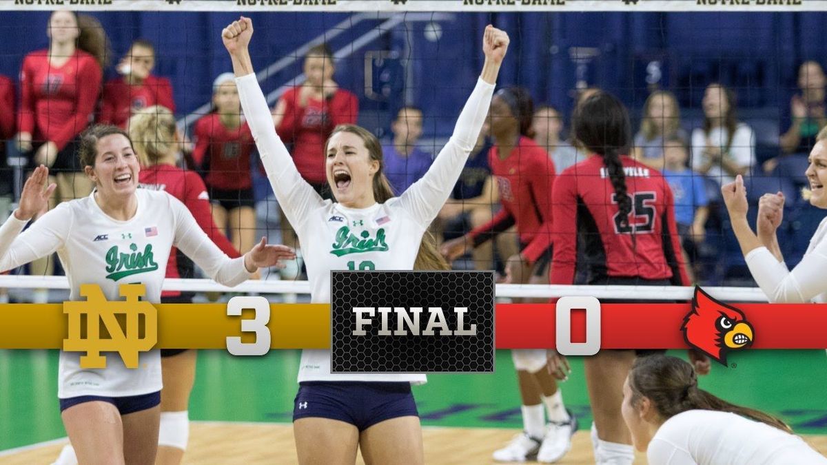 Notre Dame Fighting Irish at Louisville Cardinals Womens Volleyball\t