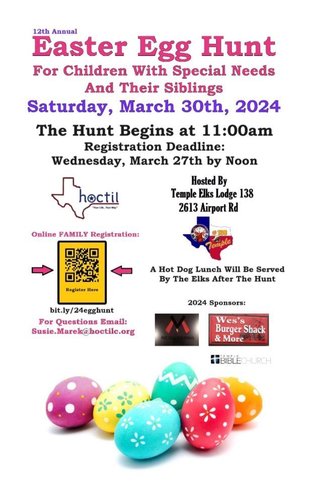 12th Annual Easter Egg Hunt For Children With Special Needs & Their Siblings