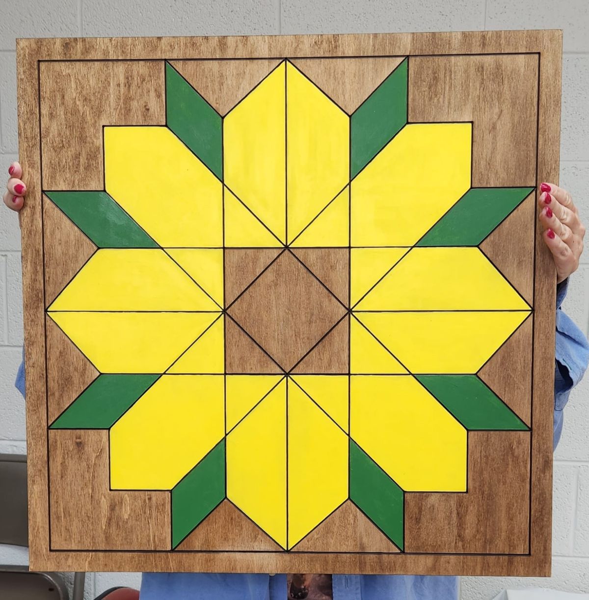 SOLD OUT!!! Sunflower Barn Quilt