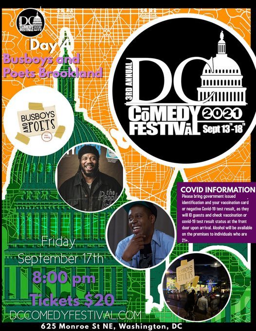 DC Comedy Festival: Busboys and Poets Brookland