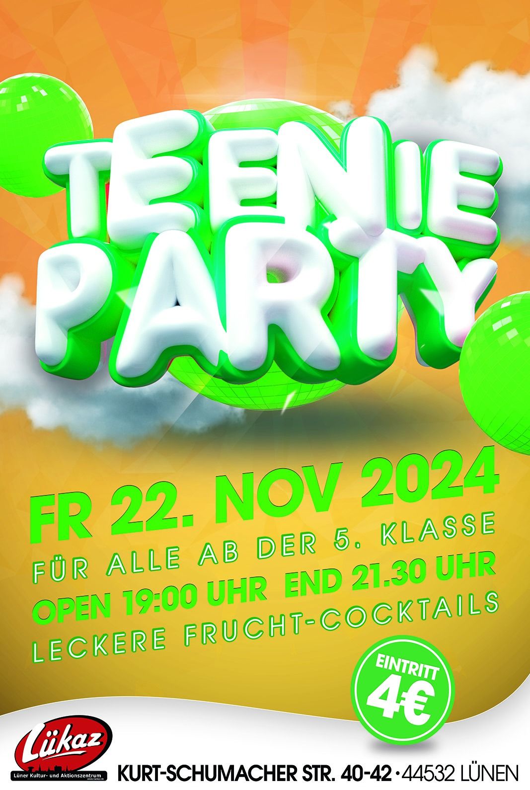 Teenie Party November