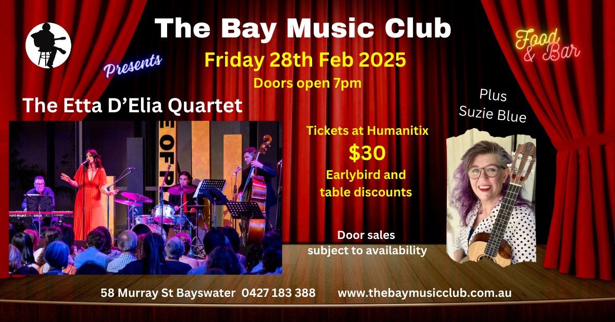 Etta D'Elia Quartet at The Bay Music Club