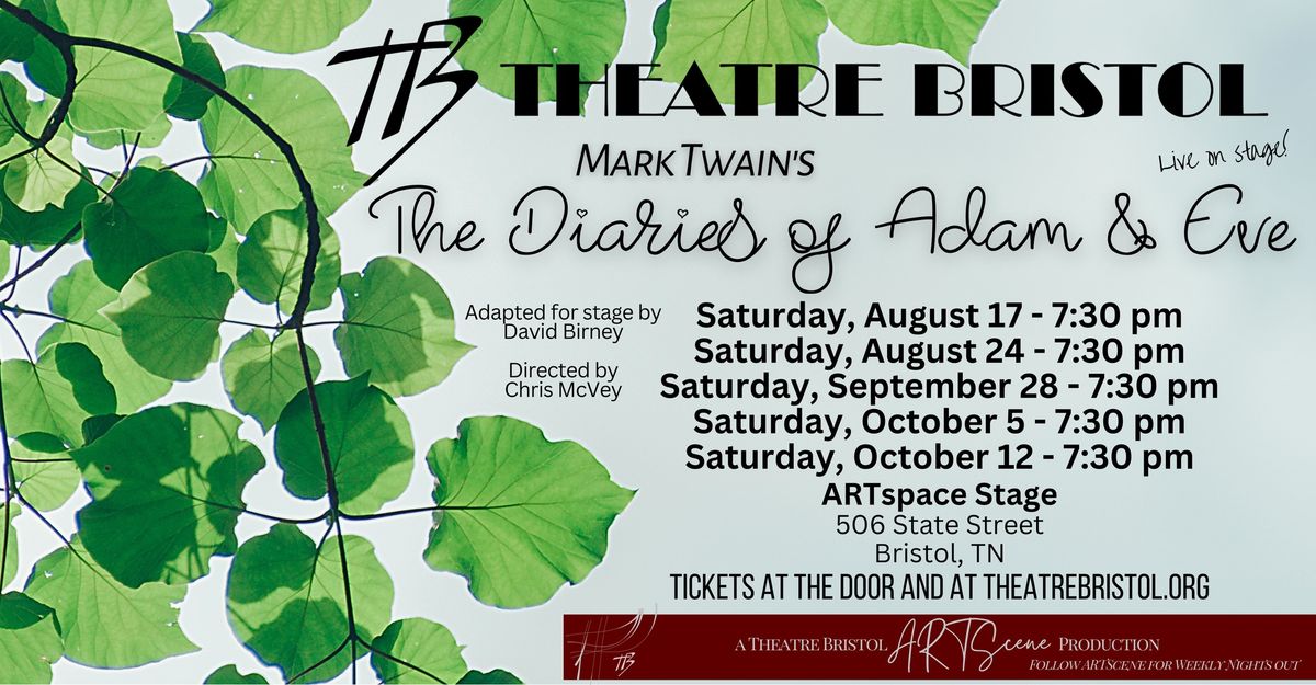 "Mark Twain's The Diaries of Adam & Eve" by Theatre Bristol