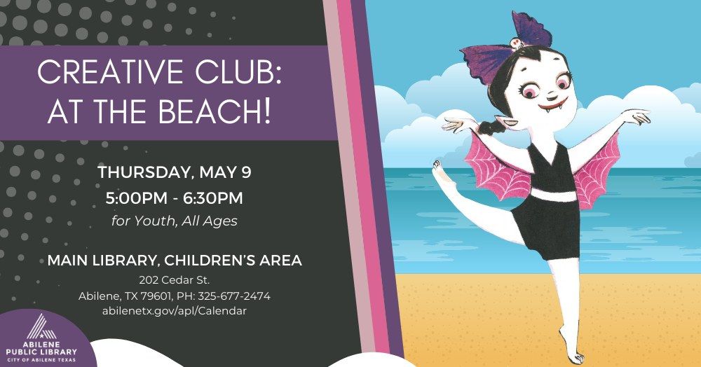Creative Club: At the Beach (Main Library)
