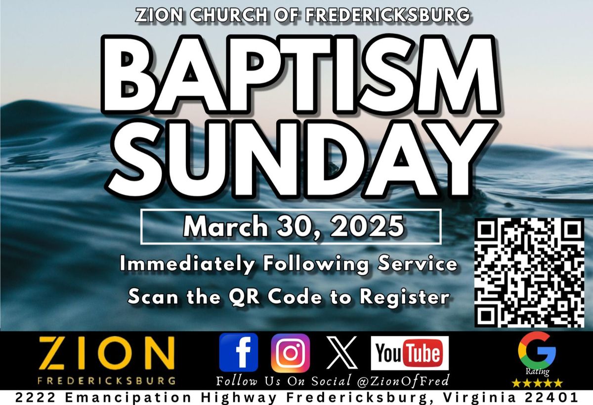 Baptism Sunday 