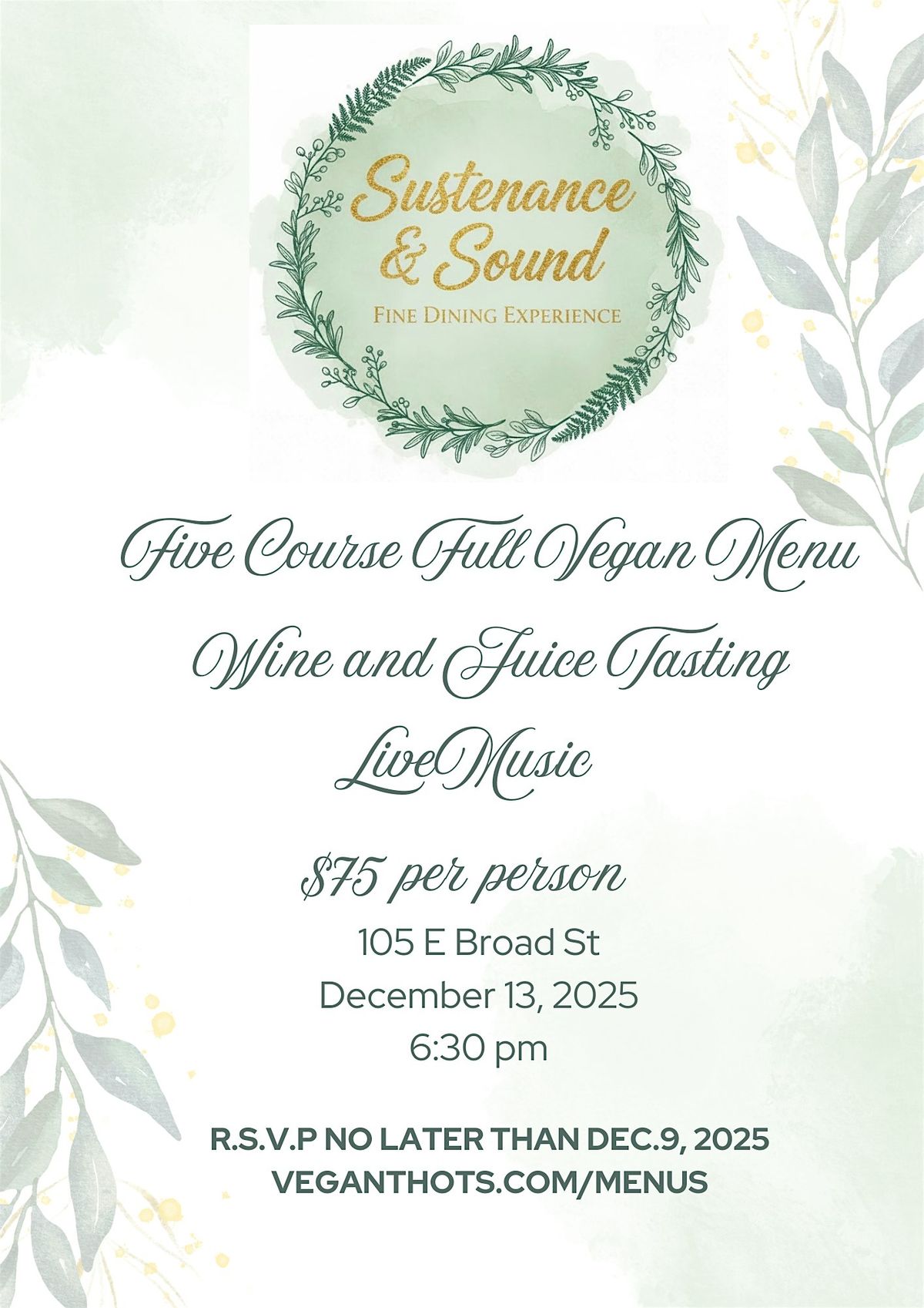 Sustenance & Sound: The Fine Dining Experience