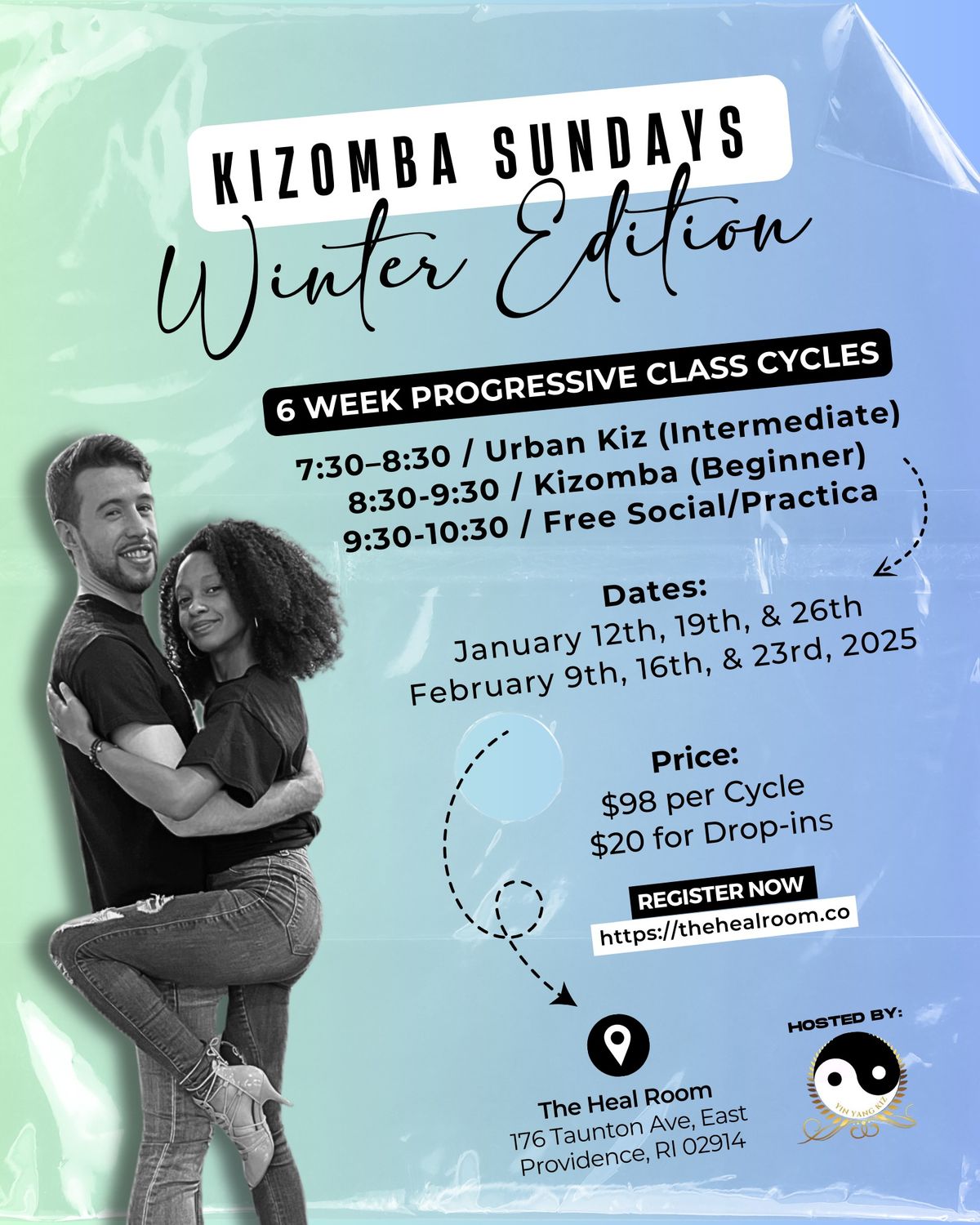 Kizomba Sundays: "Winter Edition" 6-Week Kizomba\/Urban Kiz Class Cycle