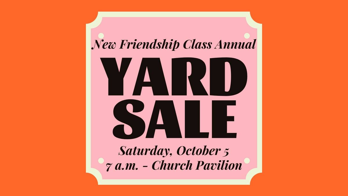 Yard Sale