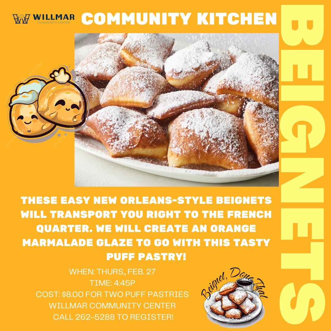 Community Kitchen: Beignets with Orange Marmalade