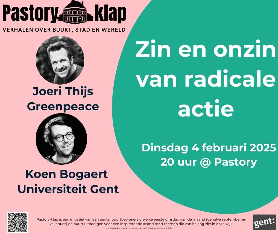 Pastoryklap:    zin & onzin van radicale actie