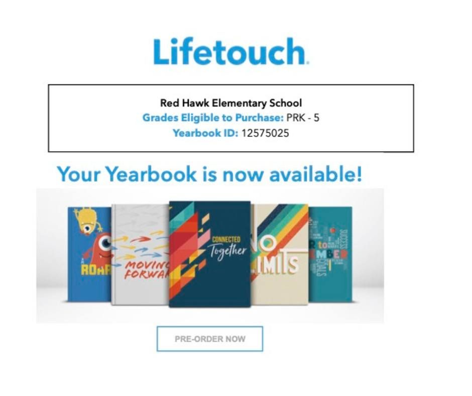 Order Yearbooks- Deadline- March 31st