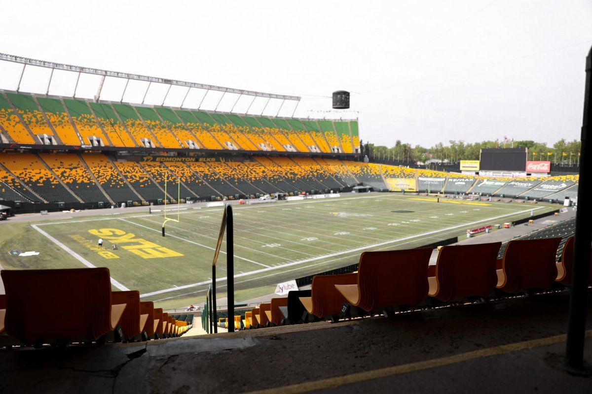 Saskatchewan Roughriders at Edmonton Elks at Commonwealth Stadium - AB