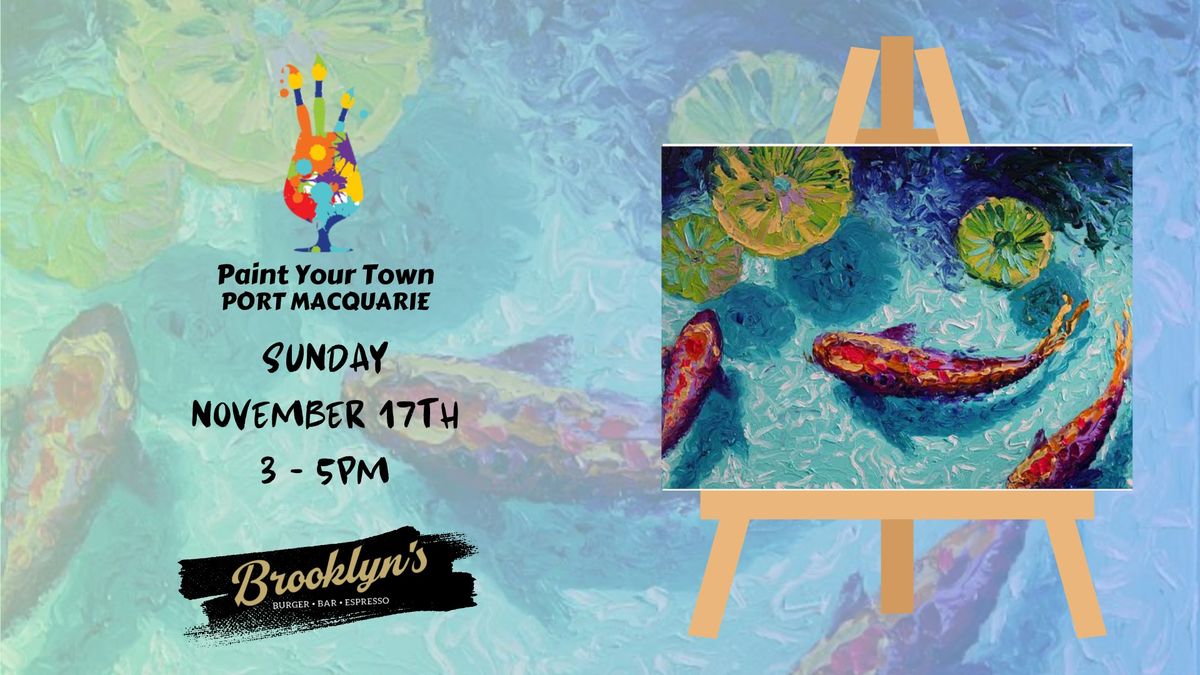 Paint pARTy at Brooklyn's Burger Bar, Sun 17th November 3-5pm