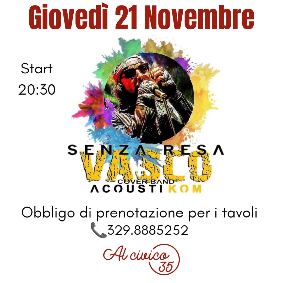 Senza Resa Acoustic live Al Civico 35