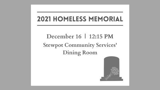 2021 Homeless Memorial