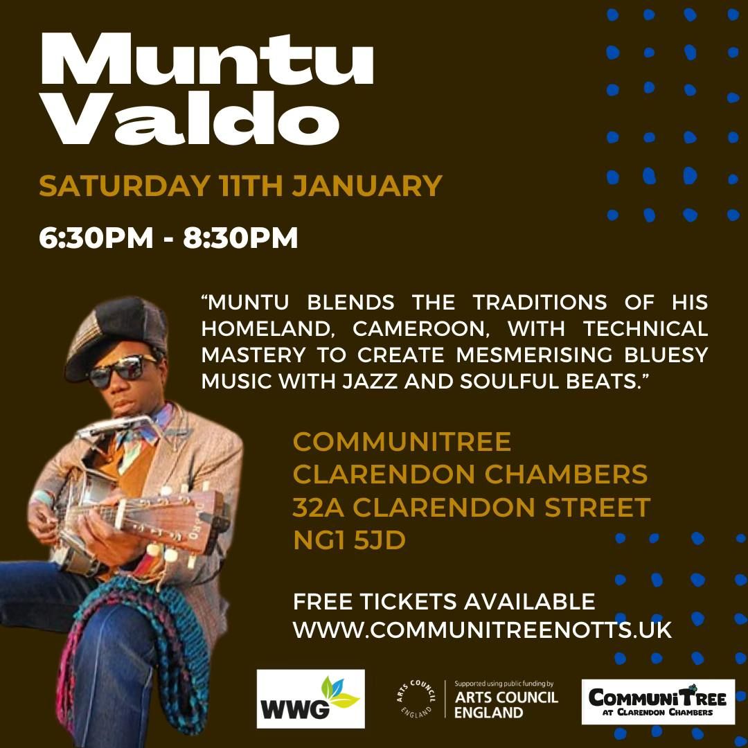 Muntu Valdo Live At CommuniTree (Free entry) 