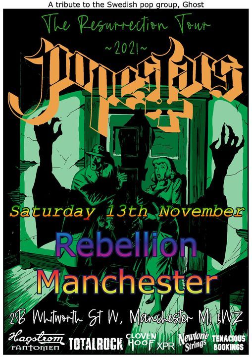 Popestars (Ghost Tribute) at Rebellion, Manchester