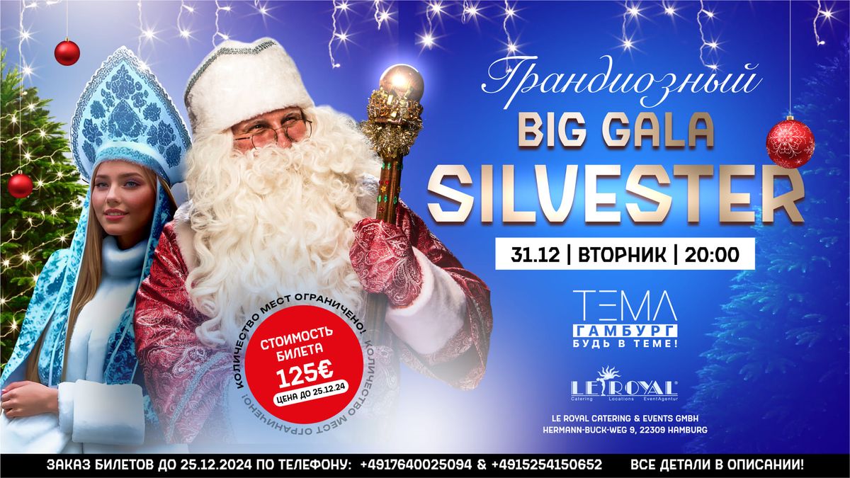 TEMA Hamburg 31.12.2024 BIG GALA SILVESTER 