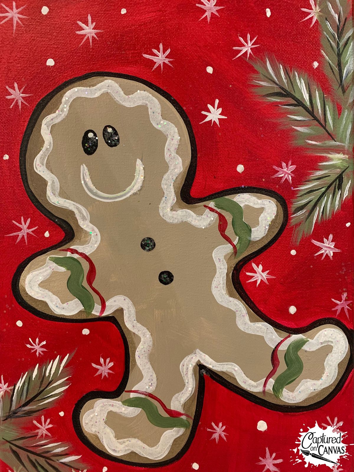 Gingerbread Man - Little Artists Paint Party!