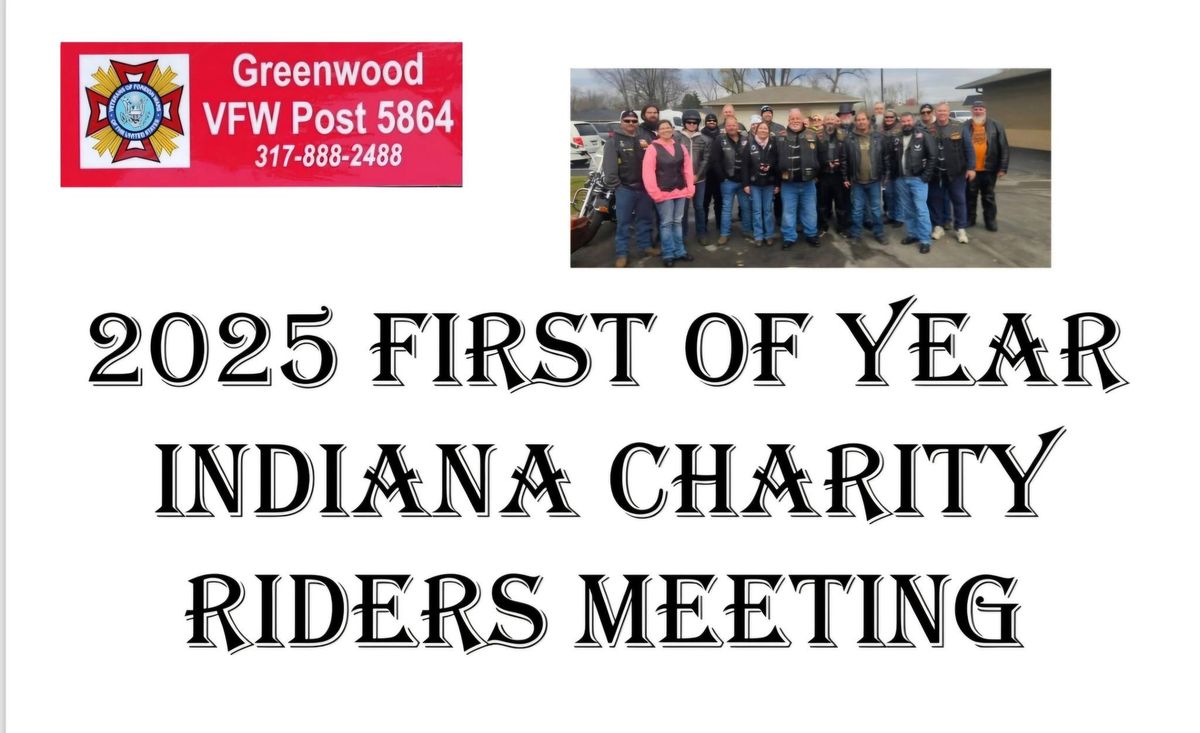 2025 Beginning of Year Charity Riders Meeting