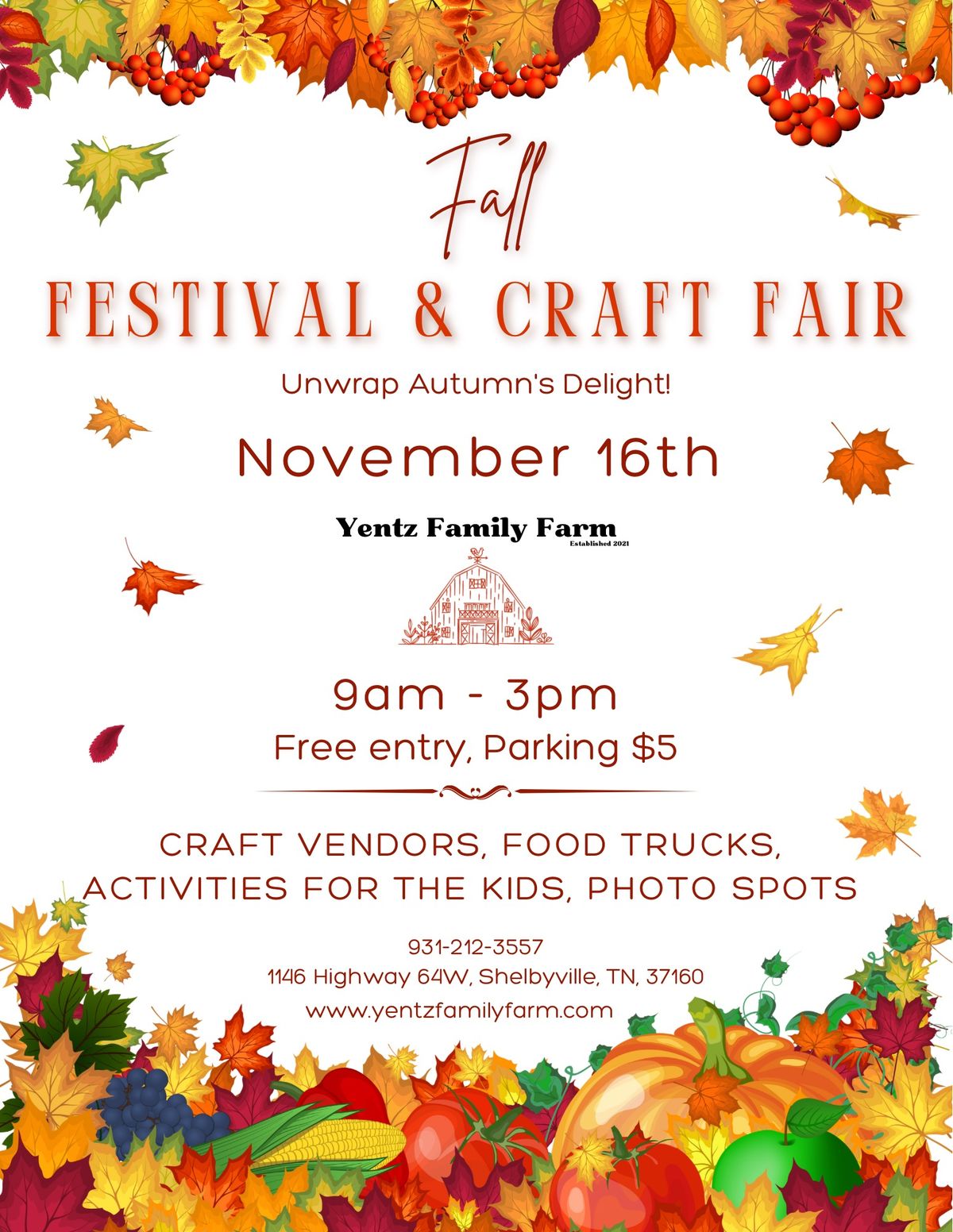 Fall Festival and Craft Fair