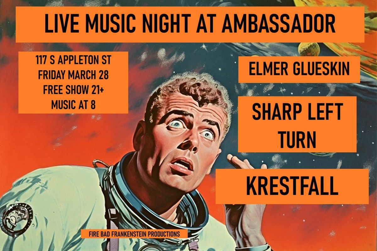 Elmer Glueskin \/ Sharp Left Turn \/ Krestfall