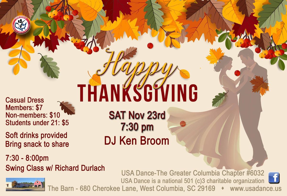 Columbia USADance Thanksgiving Dance!