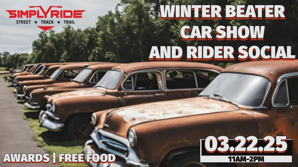 Winter Beater Car Show and Rider Social