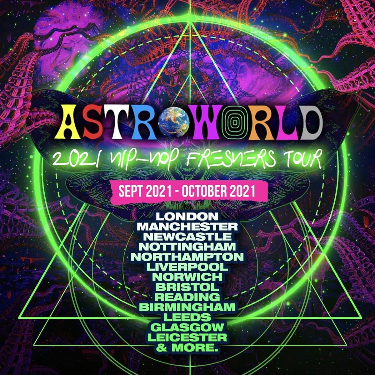 ASTROWORLD - 2021 Hip-Hop Freshers Tour (Package)