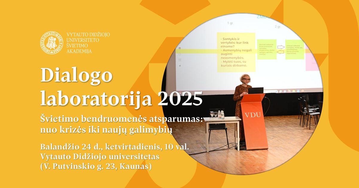 Renginys \u201eDialogo laboratorija 2025\u201c