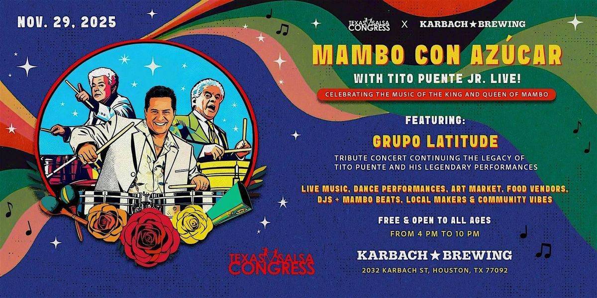 Mambo con  Az\u00facar Tito Puente Jr. LIVE in Concert