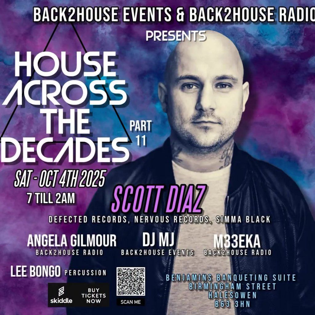 BACK2HOUSE EVENTS presents HOUSE ACROSS THE DECADES 11